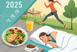 التغذية، النوم واللياقة البدنية: نهج شامل للصحة في عام 2025